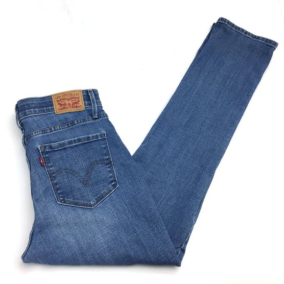 Levi's 525 Perfect Waist Jeans Straight Leg Stretch size 6 length 30" - Picture 1 of 10